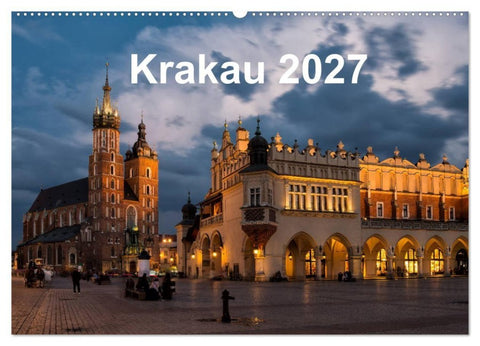 Krakau - die schönste Stadt Polens (Wandkalender 2027 DIN A2 quer), CALVENDO Monatskalender