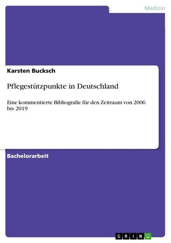 Pflegestützpunkte in Deutschland