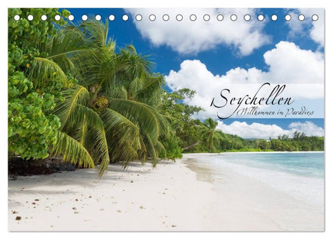 Seychellen - Willkommen im Paradies (Tischkalender 2026 DIN A5 quer), CALVENDO Monatskalender