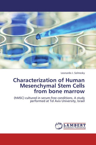 Characterization of Human Mesenchymal Stem Cells from bone marrow