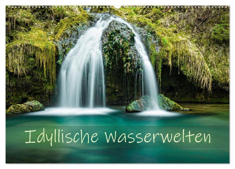 Idyllische Wasserwelten (Wandkalender 2027 DIN A2 quer), CALVENDO Monatskalender