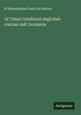 'Al 'Umarî Condizioni degli stati cristiani dell' Occidente
