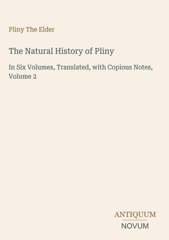 The Natural History of Pliny