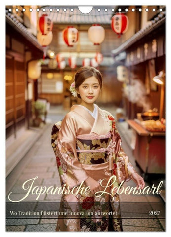 Japanische Lebensart (Wandkalender 2027 DIN A4 hoch), CALVENDO Monatskalender