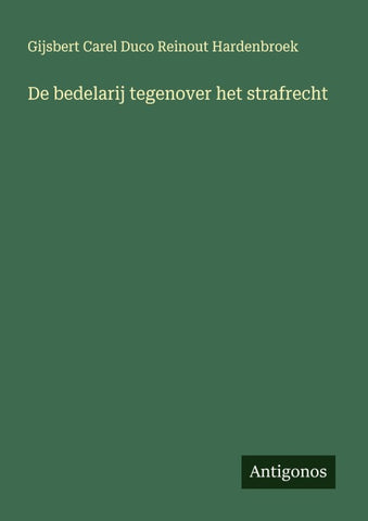 De bedelarij tegenover het strafrecht