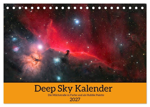 Deep Sky Kalender (Tischkalender 2027 DIN A5 quer), CALVENDO Monatskalender
