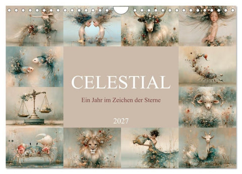 CELESTIAL - Ein Jahr im Zeichen der Sterne (Wandkalender 2027 DIN A4 quer), CALVENDO Monatskalender