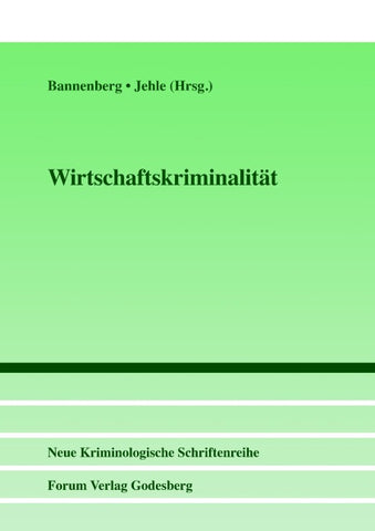 Wirtschaftskriminalität