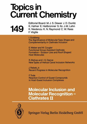 Molecular Inclusion and Molecular Recognition — Clathrates II