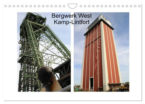 Bergwerk West Kamp-Lintfort (Wandkalender 2027 DIN A4 quer), CALVENDO Monatskalender