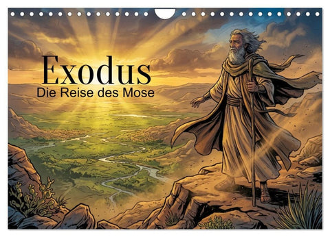 Exodus – Die Reise des Mose (Wandkalender 2027 DIN A4 quer), CALVENDO Monatskalender