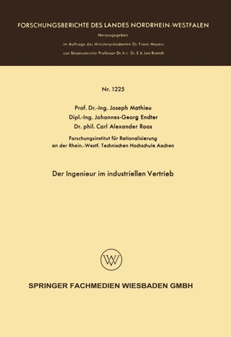 Der Ingenieur im industriellen Vertrieb