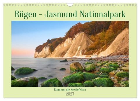 Rügen - Jasmund Nationalpark (Wandkalender 2027 DIN A3 quer), CALVENDO Monatskalender