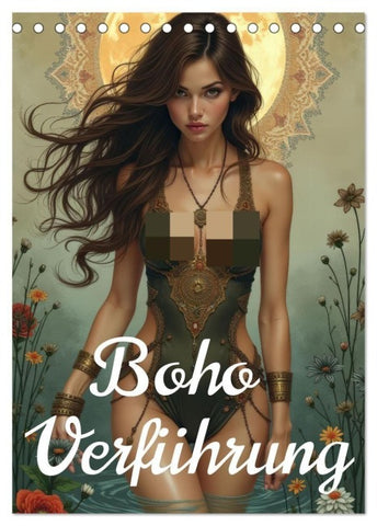 Boho Verführung (Tischkalender 2027 DIN A5 hoch), CALVENDO Monatskalender