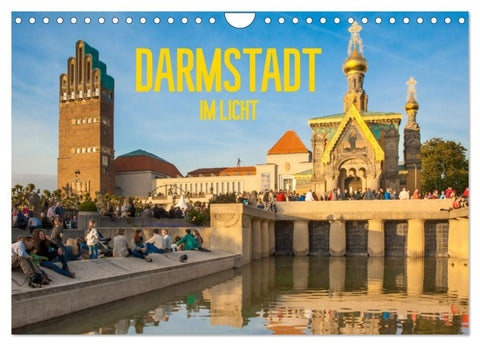 Darmstadt im Licht (Wandkalender 2026 DIN A4 quer), CALVENDO Monatskalender