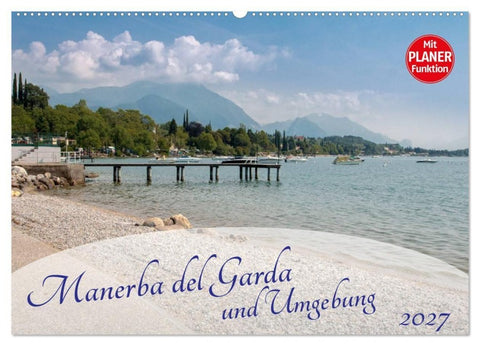 Gardasee - Manerba del Garda (Wandkalender 2027 DIN A2 quer), CALVENDO Monatskalender