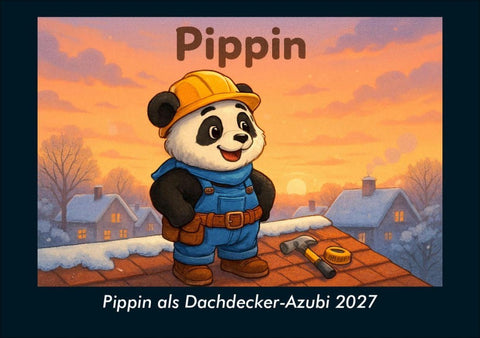 Pippin als Dachdecker-Azubi 2027 Fotokalender DIN A5