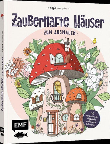 Zauberhafte Häuser zum Ausmalen