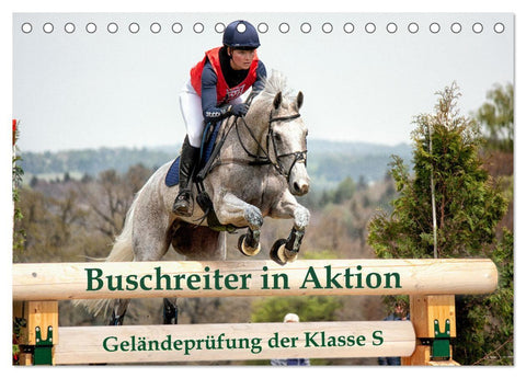 Buschreiter in Aktion (Tischkalender 2027 DIN A5 quer), CALVENDO Monatskalender