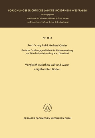 Vergleich zwischen kalt und warm umgeformten Böden