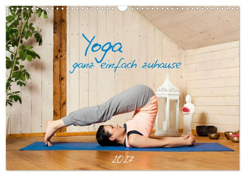 Yoga - ganz einfach zuhause (Wandkalender 2027 DIN A3 quer), CALVENDO Monatskalender