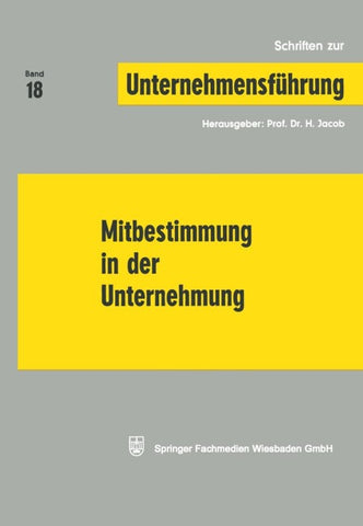 Mitbestimmung in der Unternehmung