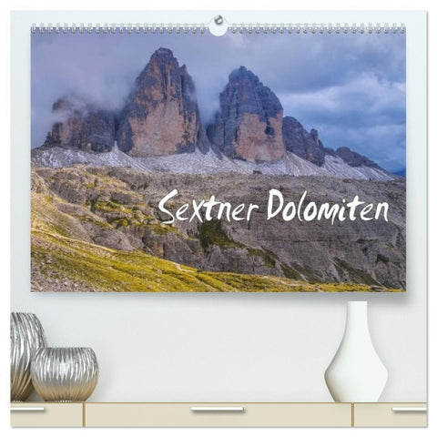Sextner Dolomiten (hochwertiger Premium Wandkalender 2026 DIN A2 quer), Kunstdruck in Hochglanz