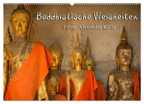 Buddhistische Weisheiten (Wandkalender 2027 DIN A2 quer), CALVENDO Monatskalender
