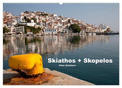Skiathos + Skopelos (Wandkalender 2027 DIN A2 quer), CALVENDO Monatskalender
