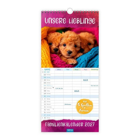 TRÖTSCH - Familienkalender Unsere Lieblinge 2027