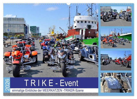 T R I K E - Event (Wandkalender 2026 DIN A2 quer), CALVENDO Monatskalender