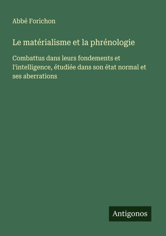 Le matérialisme et la phrénologie