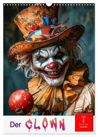 Der Clown (Wandkalender 2027 DIN A3 hoch), CALVENDO Monatskalender
