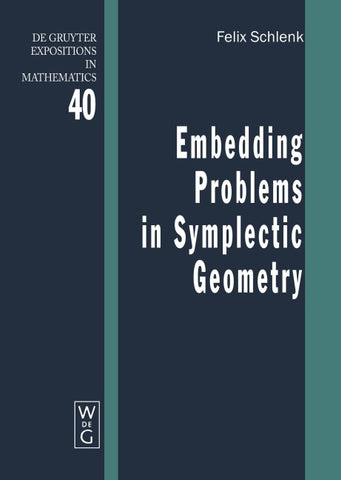 Embedding Problems in Symplectic Geometry