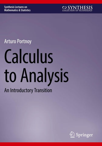 Calculus to Analysis