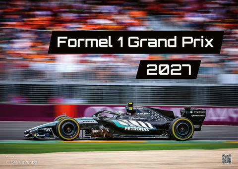 Formel 1 - Grand Prix - 2027 - F1 Kalender DIN A3