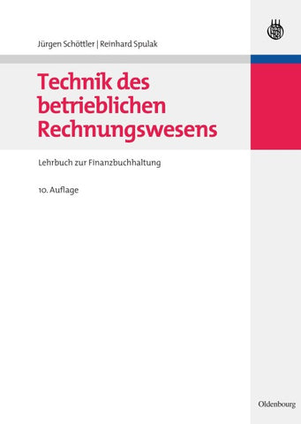 Technik des betrieblichen Rechnungswesens