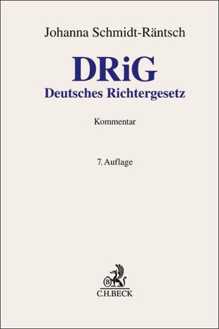 Deutsches Richtergesetz. DRiG