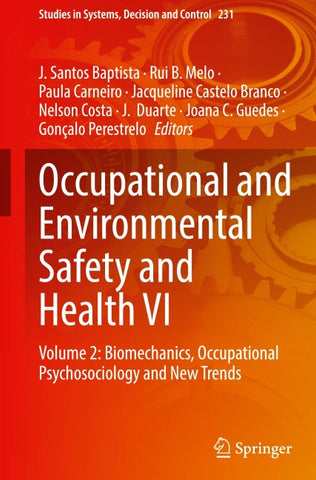 Occupational and Environmental Safety and Health VI