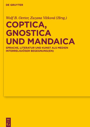 Coptica, Gnostica und Mandaica