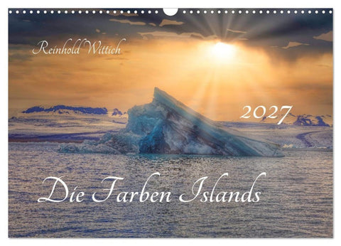 Die Farben Islands (Wandkalender 2027 DIN A3 quer), CALVENDO Monatskalender
