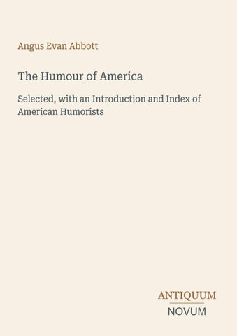 The Humour of America