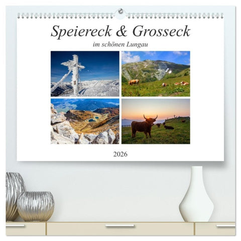 Speiereck & Grosseck (hochwertiger Premium Wandkalender 2026 DIN A2 quer), Kunstdruck in Hochglanz