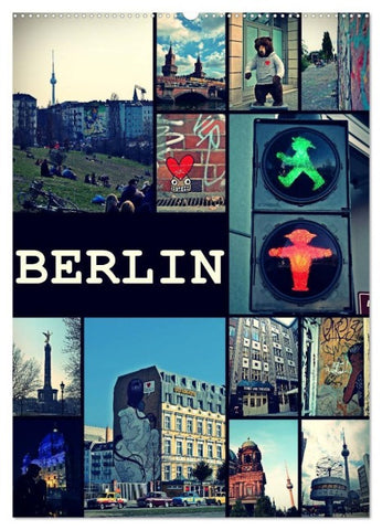 BERLIN / vertikal (Wandkalender 2026 DIN A2 hoch), CALVENDO Monatskalender