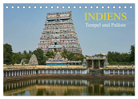 Indiens Tempel und Paläste (Tischkalender 2026 DIN A5 quer), CALVENDO Monatskalender