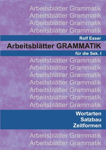 Arbeitsblätter GRAMMATIK