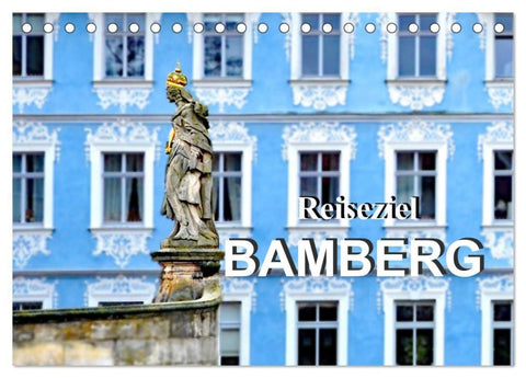 Reiseziel Bamberg (Tischkalender 2027 DIN A5 quer), CALVENDO Monatskalender