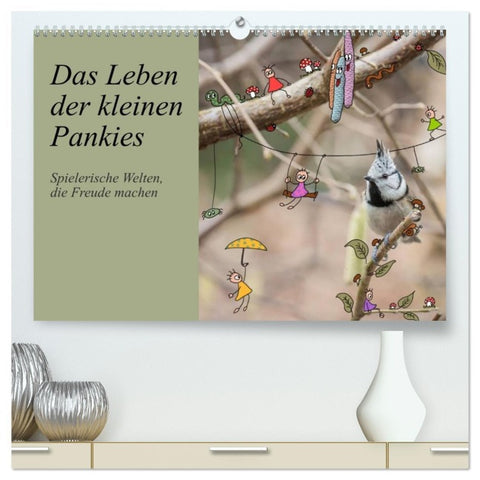 Das Leben der kleinen Pankies (hochwertiger Premium Wandkalender 2026 DIN A2 quer), Kunstdruck in Hochglanz