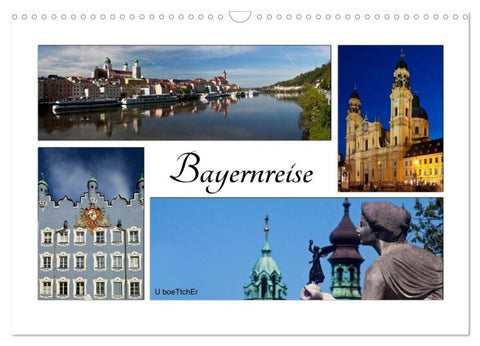 Bayernreise (Wandkalender 2027 DIN A3 quer), CALVENDO Monatskalender