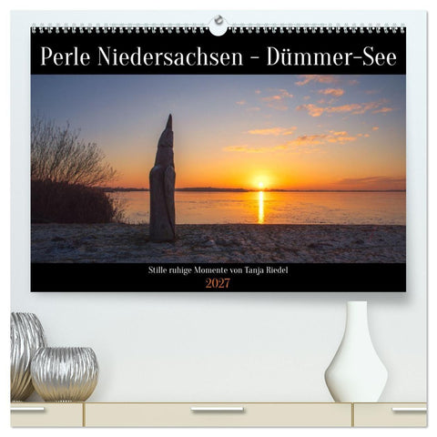 Perle Niedersachsen - Dümmer-See (hochwertiger Premium Wandkalender 2027 DIN A2 quer), Kunstdruck in Hochglanz